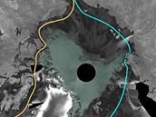 Satelitní snímky Arktidy znaí prchodnou severozápadní cestu.
