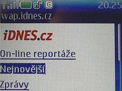 Zpravodajstv iDNES na telefonech Nokia