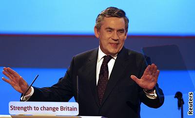 Britský premiér Gordon Brown.