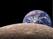 Our tour through the solar system begins with Mercury; PHOTO - Mercury and Earth