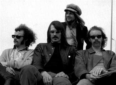 Soft Machine na archivním snímku ze 70. let.