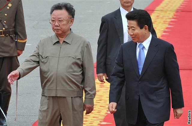 V Pchjongjangu pivítal jihokorejského prezidenta pímo Kim ong-il