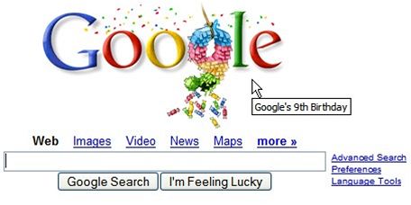 Google devt narozeniny