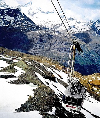 Lanovka na Klein Matterhorn