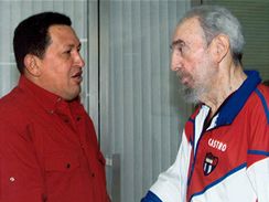 Hugo Chvez a Fidel Castro