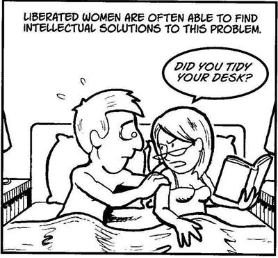 z komiksu Users Guide to Sexual Frustration (Praktický prvodce sexuální frustrací)