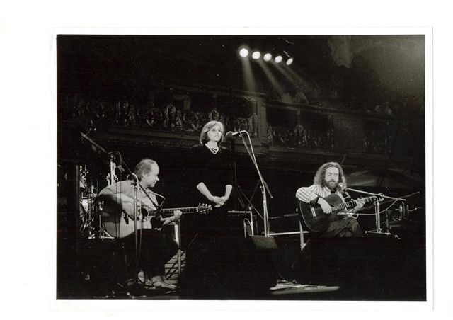 Marta Kubiová s Radimem Hladíkem a Jaroslavem Hutkou, Lucerna 5.12.1989