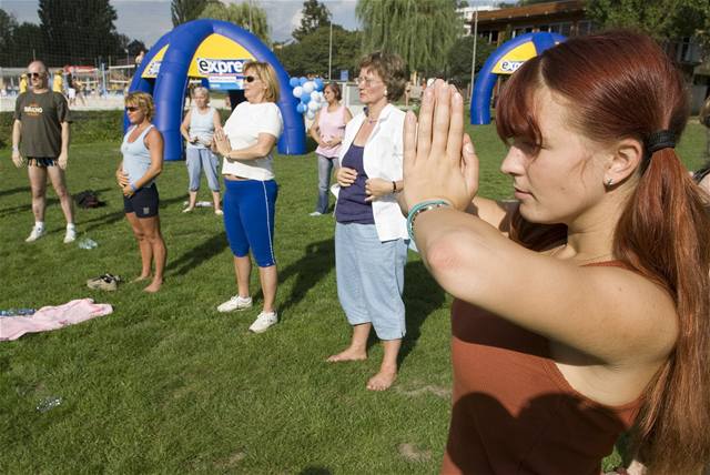 Kateina Harazimová ve lutých lázních