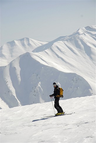 Indie, Gulmarg, jezdec Lubo Suila