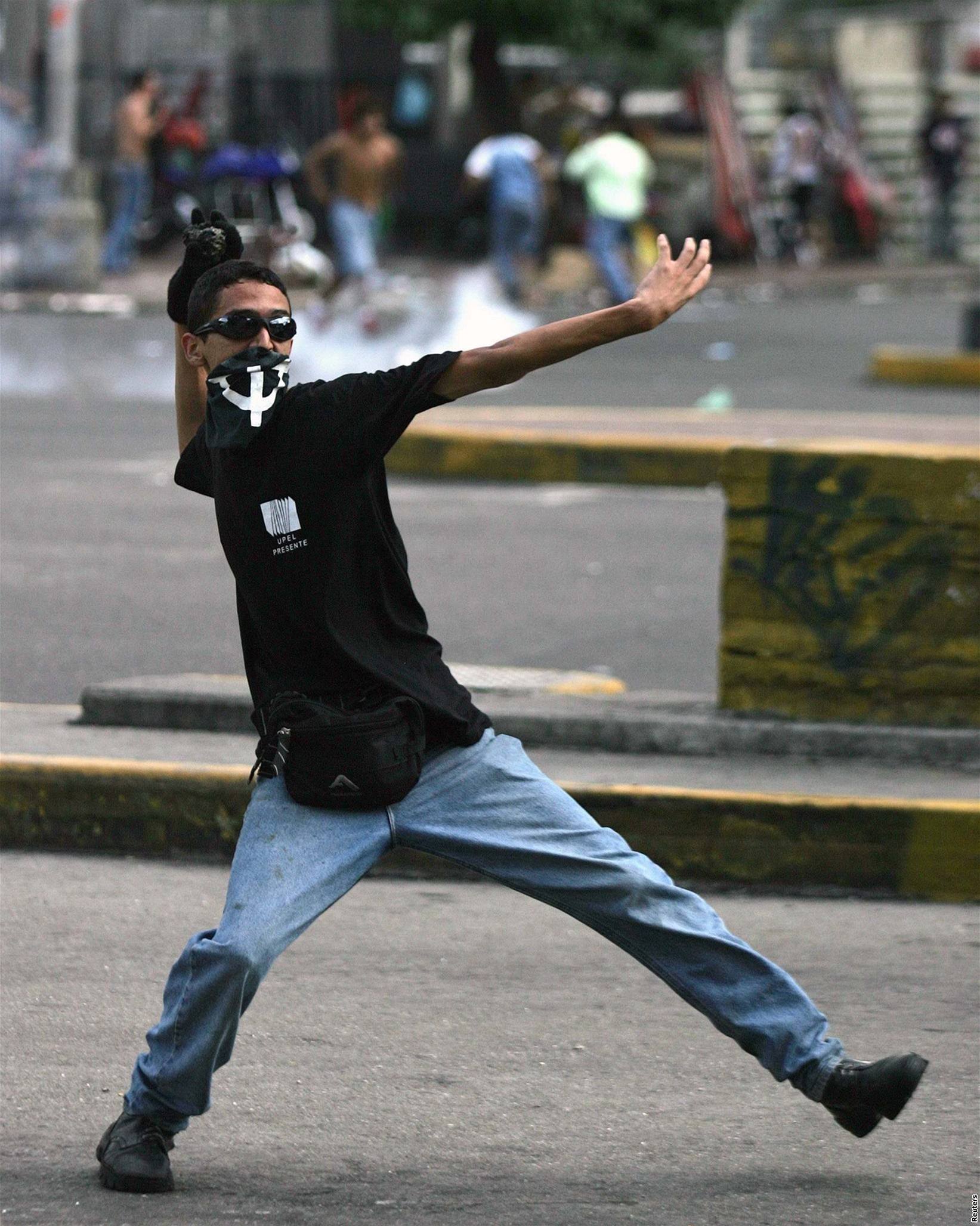 Nepokoje ve venezuelském Caracasu