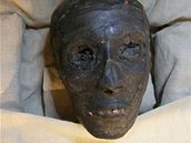 Mumifikovan hlava faraona Tutanchamona