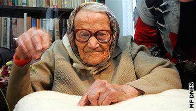 Marie Kráslová oslavila své 109. narozeniny. Je nejstarí ekou