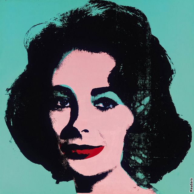 Andy Warhol - obraz Liz (1963)