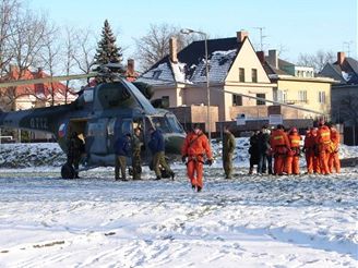 cvien hasi na vkov budov v Ostrav (29.11. 2007)