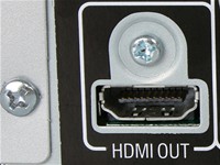 HDMI out
