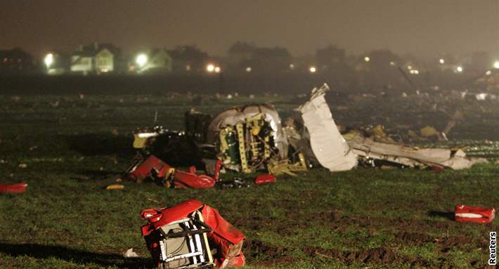 Nehoda eského letadla u Kyjeva