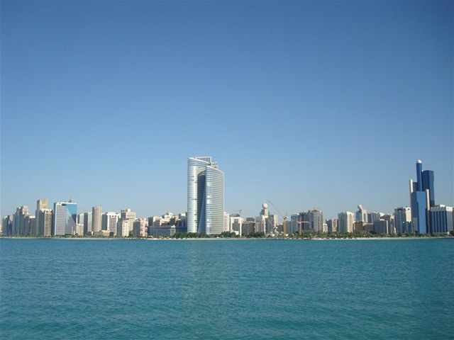 Panoráma ostrova Abu Dhabi