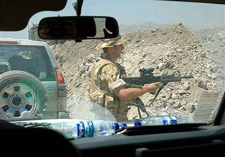 Britské jednotky v Afghánistánu.