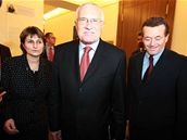 Prezident Václav Klaus se piel pedstavit lidoveckým poslancm, 12. 12. 2007