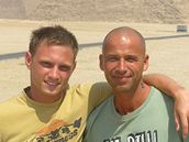 Jan Musil s partnerem Jakubem v Egypt