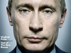 Putin vyhrv. Osobnost roku Vladimir Putin na tituln stran magaznu Time