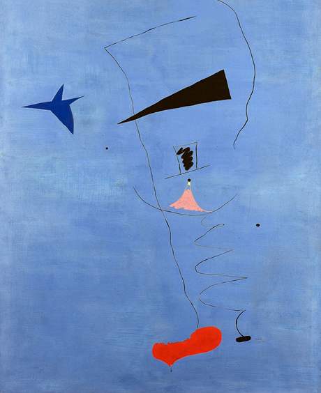 Obraz Blue Star sám Miró oznail za jedno ze svých klíových a nejreprezentativnjích dl.