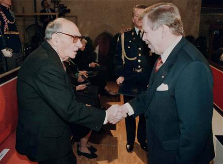 Miroslav Brdika a Václav Havel