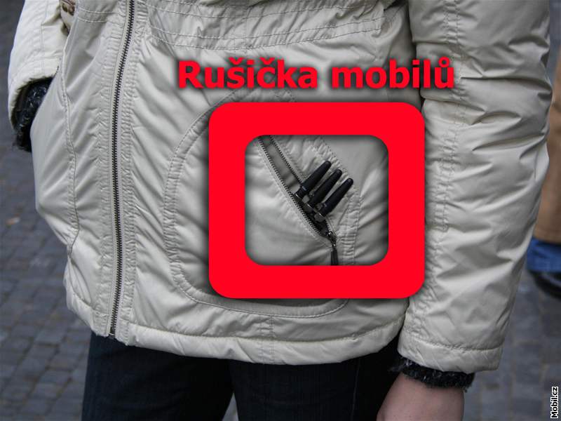 Ruika mobilních telefon