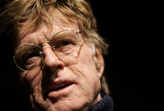 Robert Redford se Sibylle Szaggarsovou (vlevo)