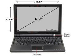 ASUS Eee PC 8,9 palce