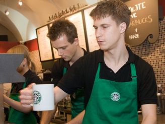 Kavrna Starbucks na Malostranskm nmst.