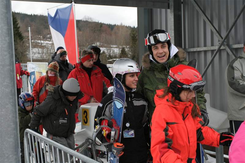 Kateina Langerová a Michal Holan na horách