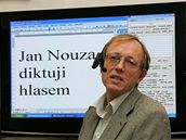 Profesor Jan Nouza, vedoucí projektu "Diktuji hlasem"