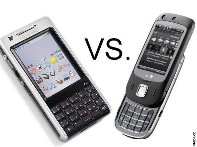Srovnání Sony Ericsson P1i a HTC Touch Dual