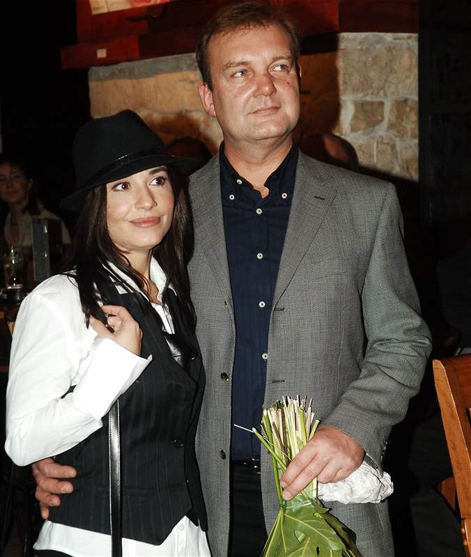 Michaela Kuklová s Romanem Holomkem na ktu desky Hany Zagorové