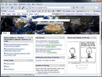 iGoogle Homepage - tma Live Planet