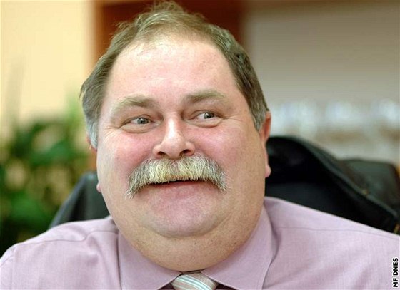 Bývalý starosta Chlumce Roman Hanusch (14. února 2007)