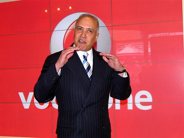 Arun Sarin, generální editel (CEO) Vodafone Group Inc.