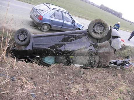 Autosedaka zachránila plronímu chlapci pi nehod ivot.