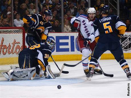 Buffalo - Rangers; Lydman - Jágr