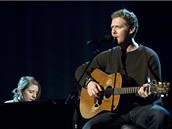 Glen Hansard a Markta Irglov pi zkouce v Kodak Theatre