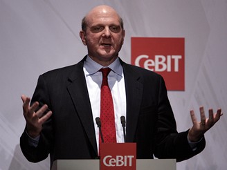 Steve Ballmer hovo na CeBIT 2008