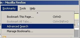 Advanced Bookmark Search