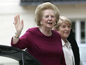 Margaret Thatcherová stála v ele britské vlády v letech 1979 a 1990. Dnes je jí 84 let.