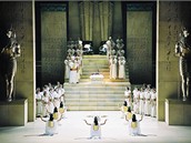 K brnnskému uvedení Verdiho Aidy patí i velké sborové scény. Ilustraní foto
