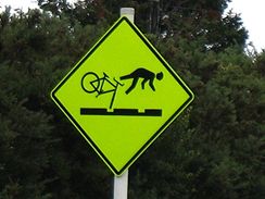 Cyklist pozor