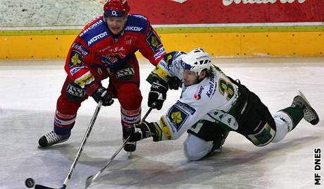 eské Budjovice - Karlovy Vary: Michal Hudec a Václav Skuhravý