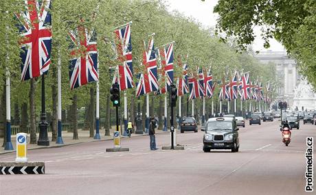 Ilustraní foto - britské vlajky