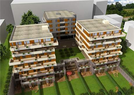 Nové bytové domy, které developei stavjí mezi paneláky, zbavují sídlit uniformity