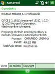 Windows Mobile 6.1 Professional CZ